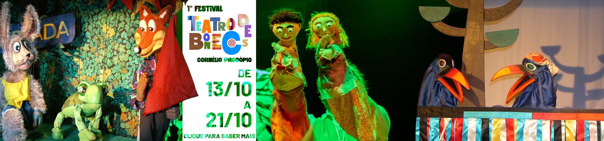 Banner Teatro de Bonecos